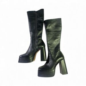 L'intervalle Black Platform Women's EU 41 US 10.5 Knee-High Boots
